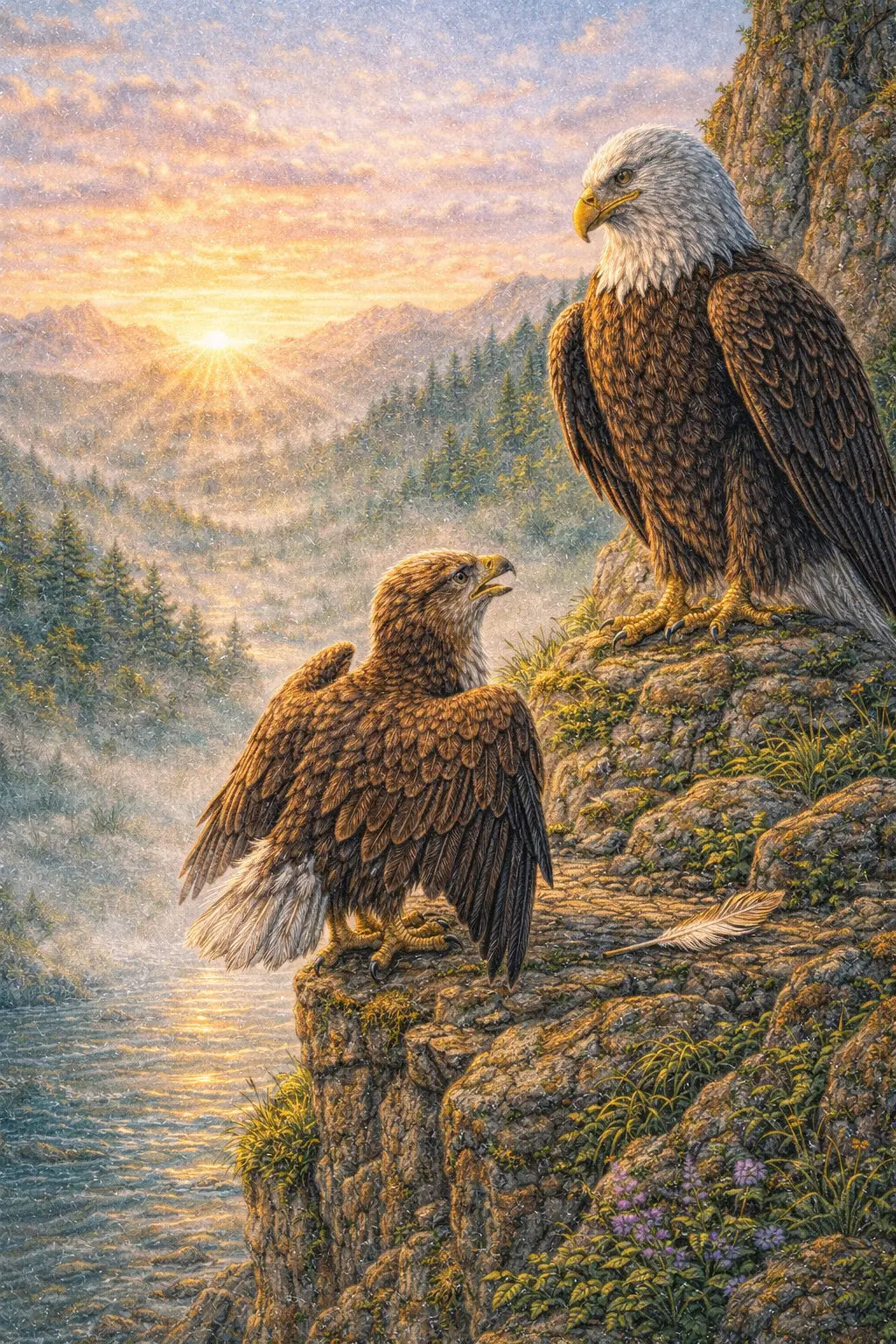 Illustration for the parable The Broken Compass